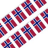 Guirlande Drapeau Norvège en Polyester