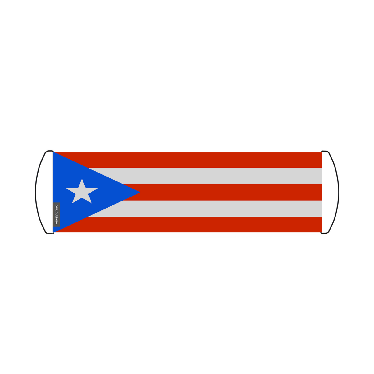 Banner de desplazamiento de bandera de Puerto Rico 