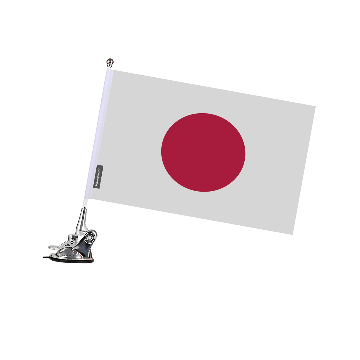 Poste de ventosa con bandera de Japón