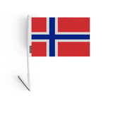 Drapeau adhésif de la Norvège