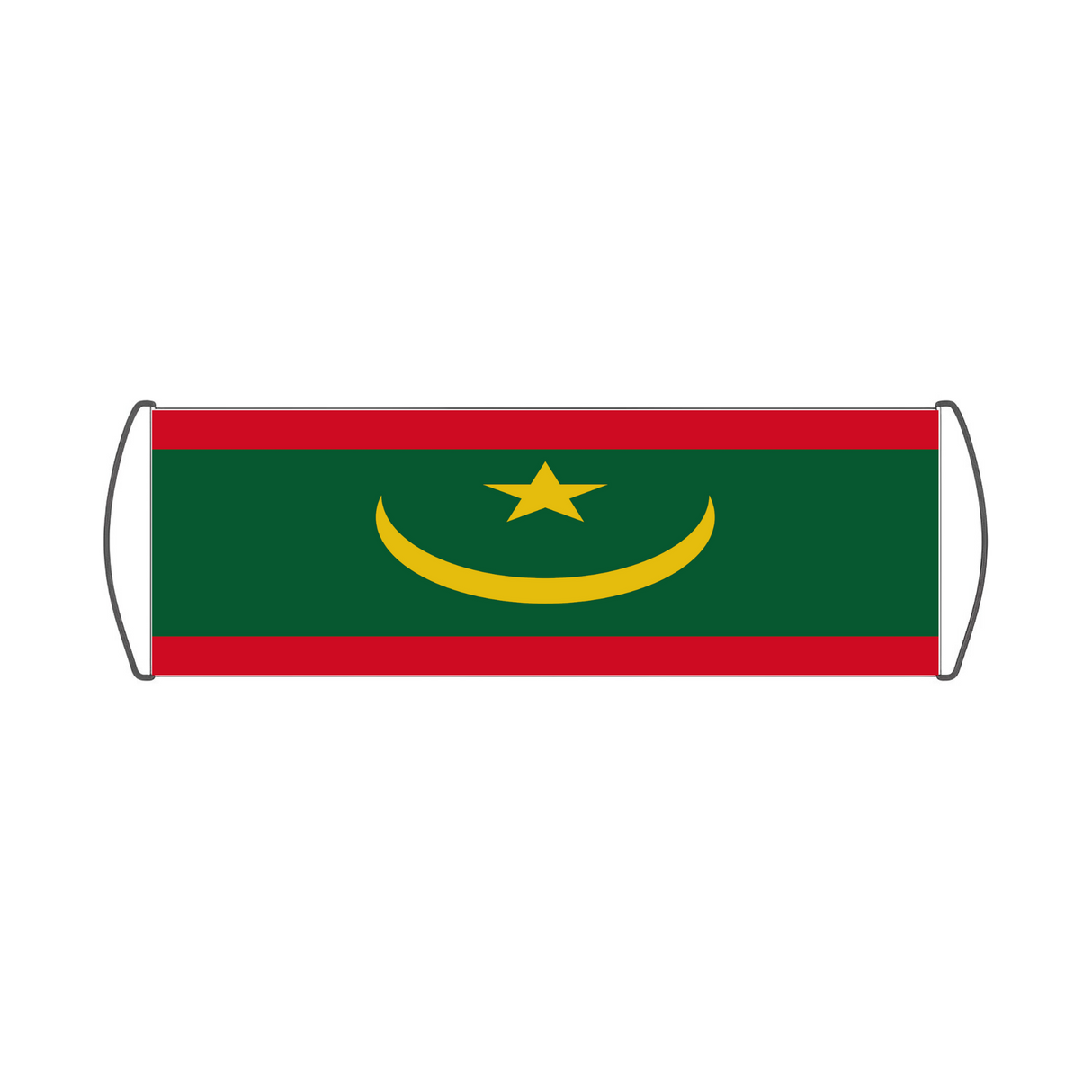 Bannière de défilement Drapeau de la Mauritanie