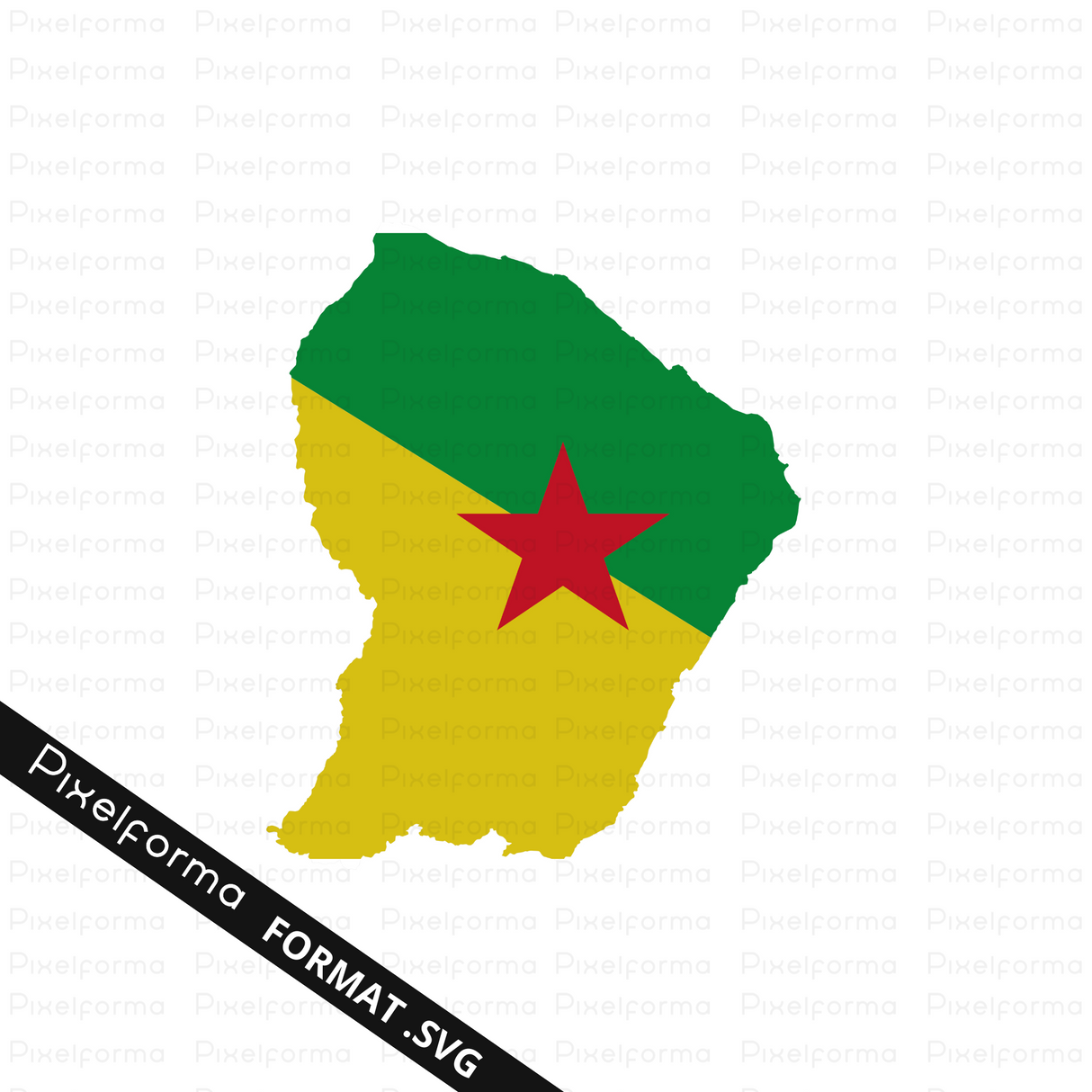 Icone Drapeau Guyane