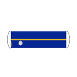 Banner de desplazamiento de bandera de Nauru 