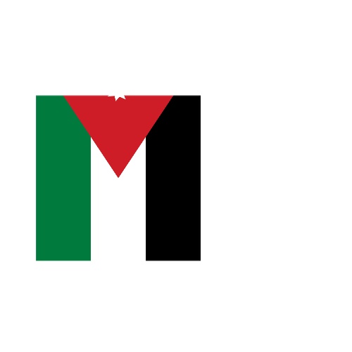 Fanion Table Drapeau Jordanie en Polyester