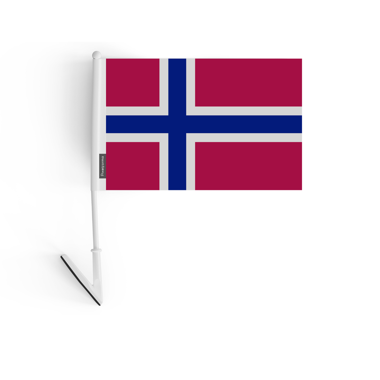 Drapeau adhésif de la Norvège officiel