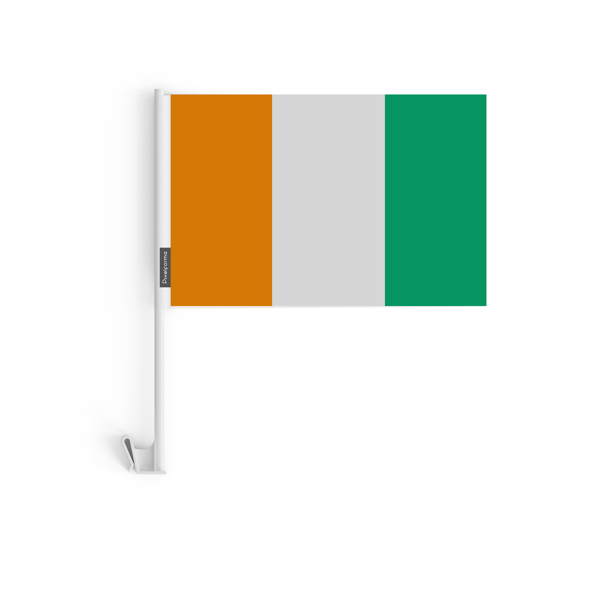 Drapeau voiture de la Côte d'Ivoire en polyester