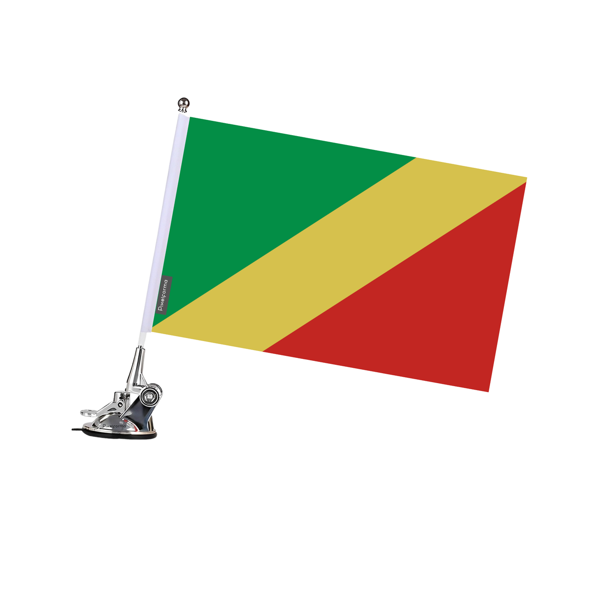 Ventosa Bandera de la República del Congo