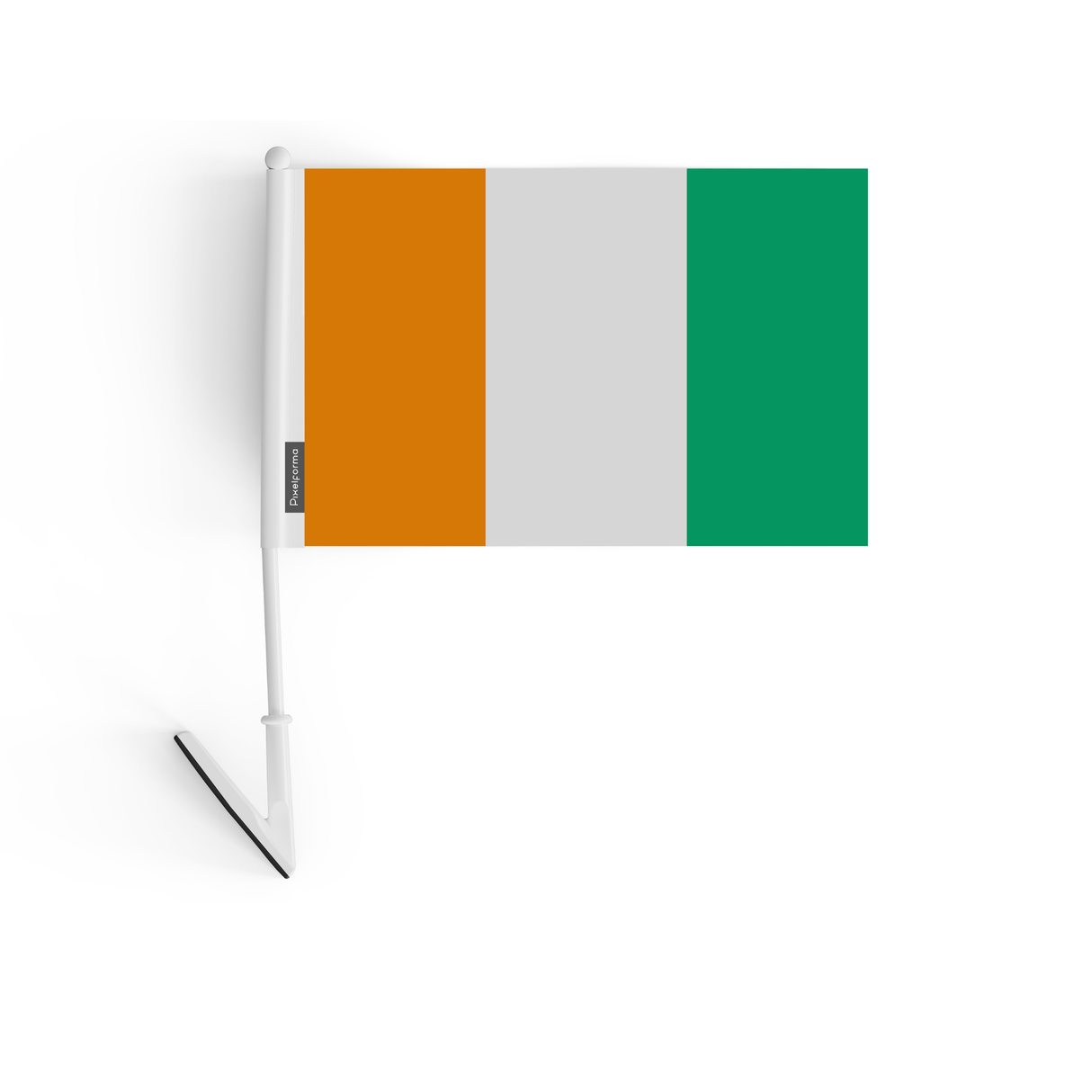 Drapeau adhésif de la Côte d'Ivoire