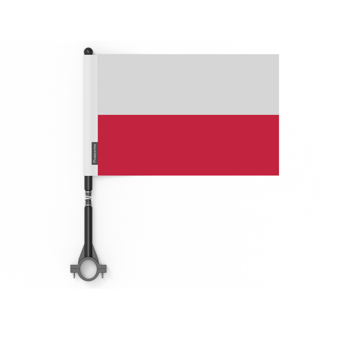 Drapeau de vélo de la Pologne en polyester