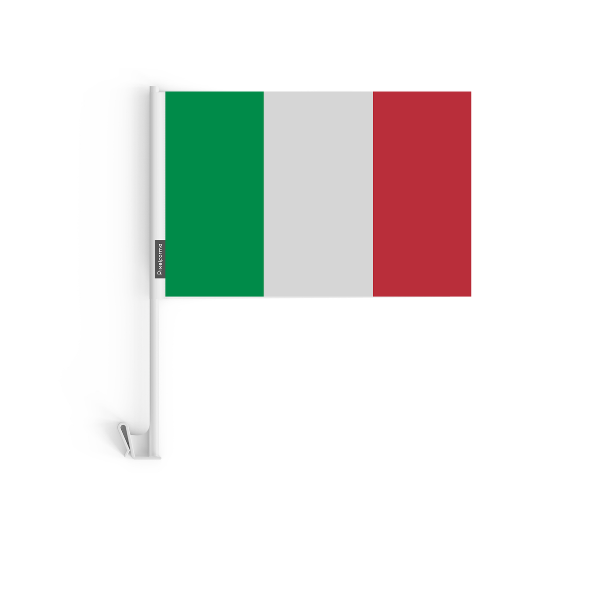 Drapeau voiture de l'Italie en polyester