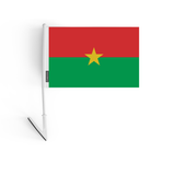 Drapeau adhésif du Burkina Faso