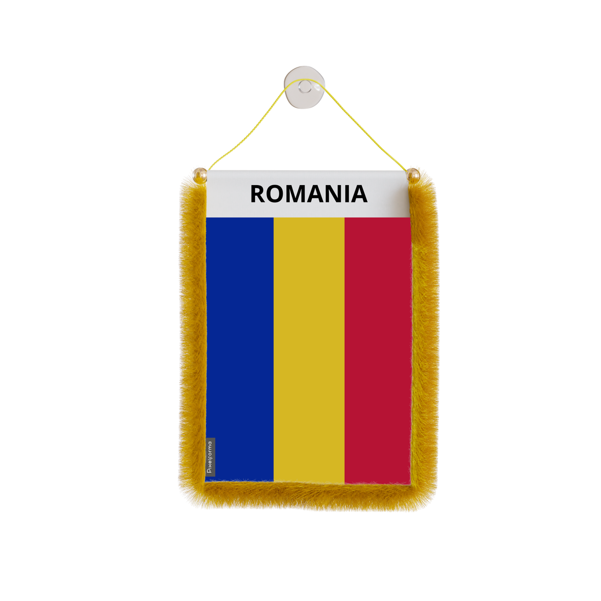 Banderín Coche Bandera Rumania