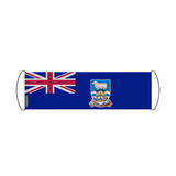 Banner de desplazamiento de bandera de las Islas Malvinas 