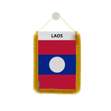 Fanion Voiture Drapeau Laos