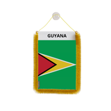 Fanion Voiture Drapeau Guyana