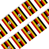 Guirlande Drapeau Ouganda en Polyester