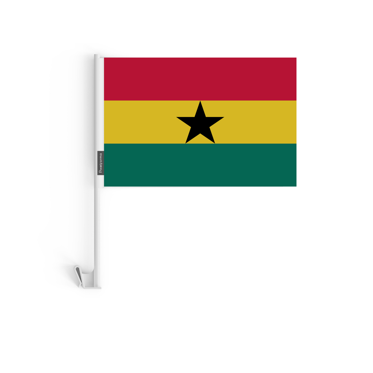 Drapeau voiture du Ghana en polyester