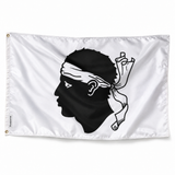 Drapeau de la Corse – Plusieurs Tailles – Polyester Résistant