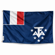 Drapeau de l'Antarctique françaises officiel – Plusieurs Tailles – Polyester Résistant