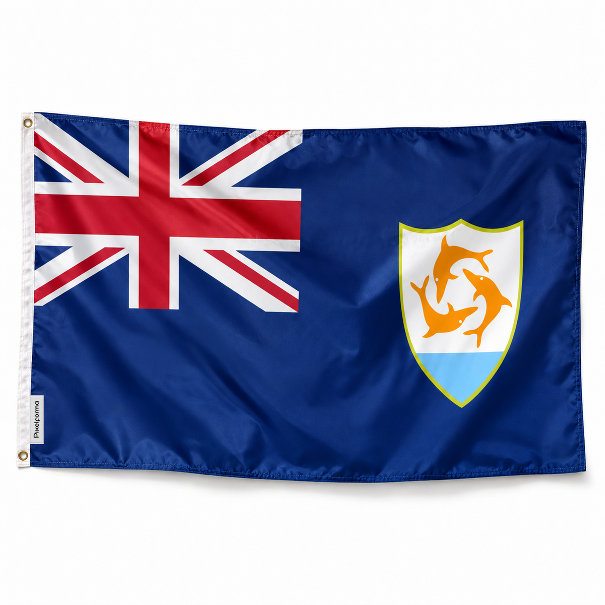 Drapeau d'Anguilla – Plusieurs Tailles – Polyester Résistant