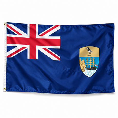 Drapeau de Sainte-Hélène, Ascension et Tristan da Cunha – Plusieurs Tailles – Polyester Résistant