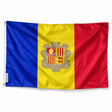 Drapeau d'Andorre – Plusieurs Tailles – Polyester Résistant