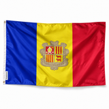 Drapeau d'Andorre – Plusieurs Tailles – Polyester Résistant