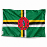 Drapeau de la Dominique – Plusieurs Tailles – Polyester Résistant
