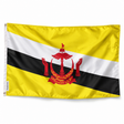 Drapeau de Brunei – Plusieurs Tailles – Polyester Résistant