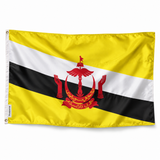 Drapeau de Brunei – Plusieurs Tailles – Polyester Résistant