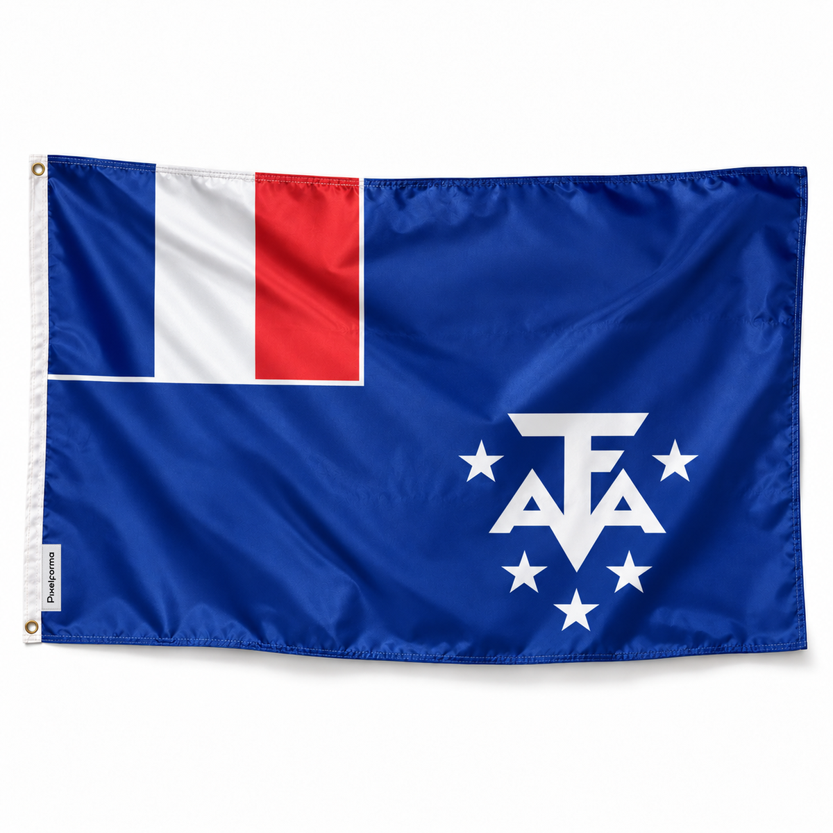 Drapeau de l'Antarctique françaises – Plusieurs Tailles – Polyester Résistant
