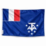 Drapeau de l'Antarctique françaises – Plusieurs Tailles – Polyester Résistant