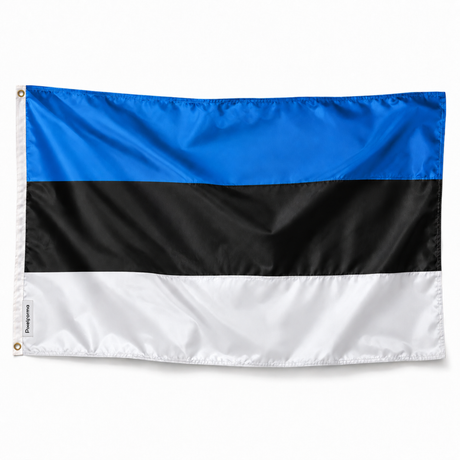 Drapeau de l'Estonie – Plusieurs Tailles – Polyester Résistant