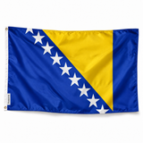 Drapeau de la Bosnie-Herzégovine – Plusieurs Tailles – Polyester Résistant
