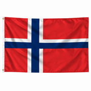 Drapeau Svalbard et Jan Mayen – Plusieurs Tailles – Polyester Résistant