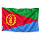 Drapeau de l'Érythrée – Plusieurs Tailles – Polyester Résistant