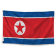 Drapeau Corée Nord – Plusieurs Tailles – Polyester Résistant