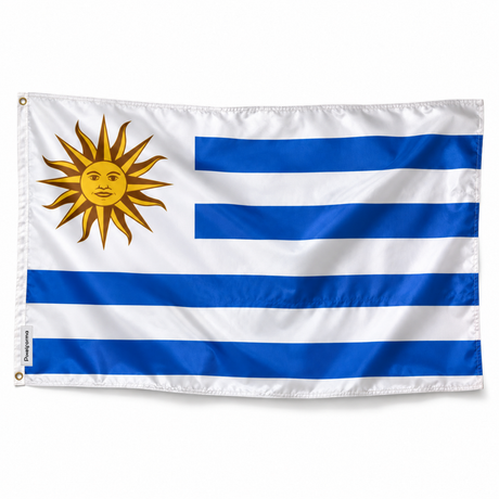 Drapeau de l'Uruguay – Plusieurs Tailles – Polyester Résistant