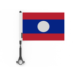 Drapeau de vélo du Laos en polyester