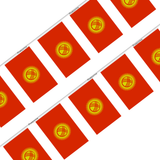 Kyrgyzstan Flag Garland in several sizes