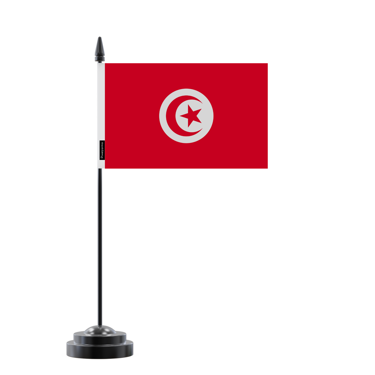 Drapeau de Table Tunisie en Polyester