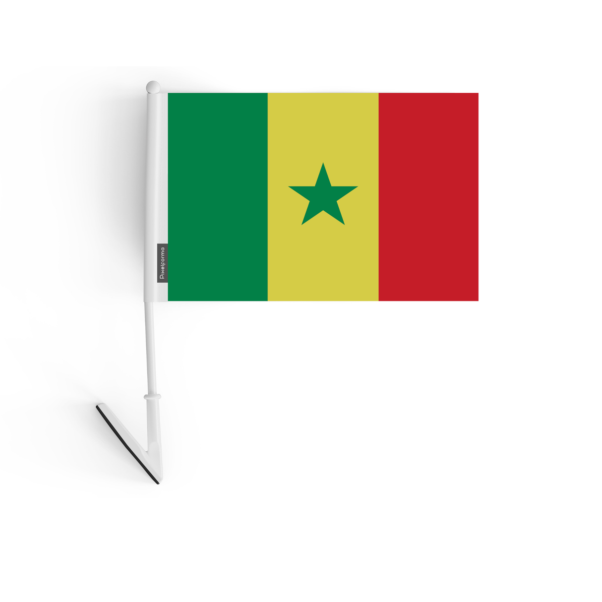 Drapeau adhésif du Sénégal