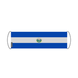 Banner de desplazamiento de bandera de El Salvador 