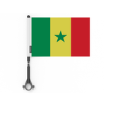 Drapeau de vélo du Sénégal en polyester