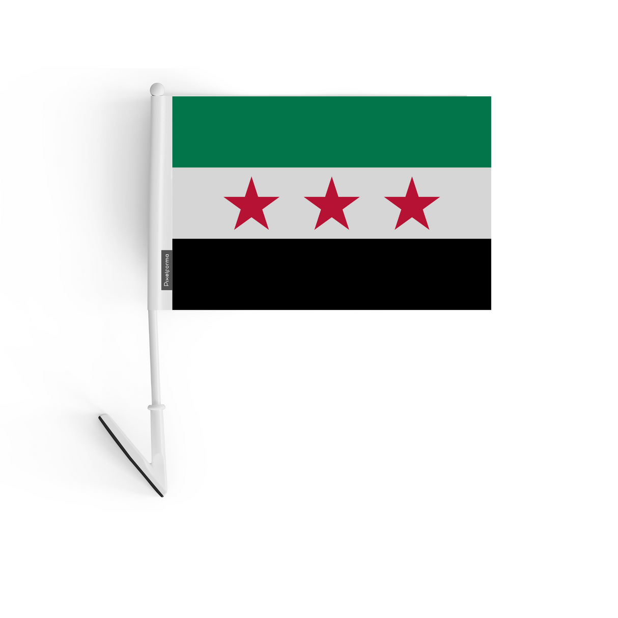 Drapeau adhésif Drapeau de la Syrie en Polyester