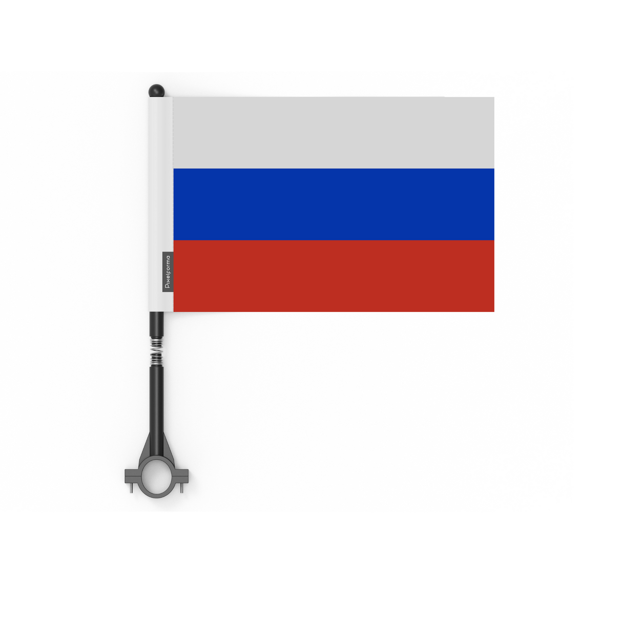 Bandera de bicicleta de poliéster de Rusia