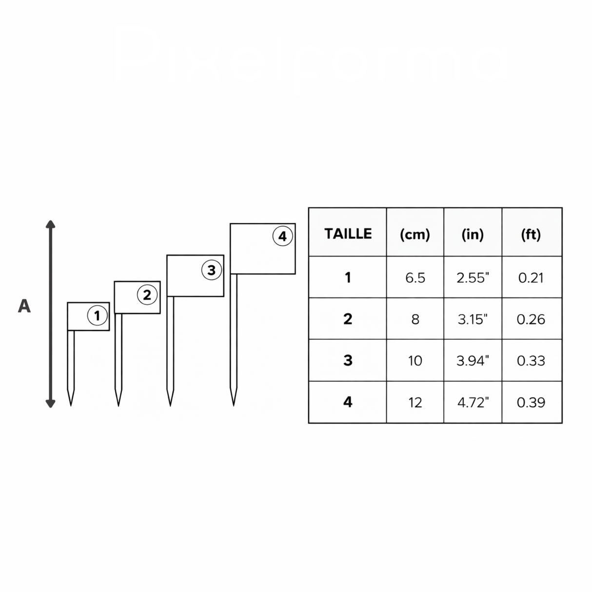 Cure-dents drapeau biélorussie plastique bâton bambou