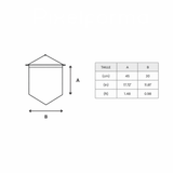 Fanion croatie à suspendre en polyester résistant