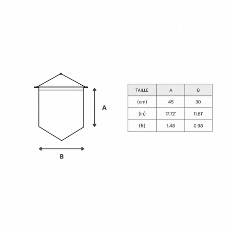 Fanion drapeau jamaïque en polyester à suspendre solide