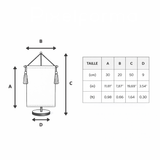 Fanion table drapeau zambie en polyester